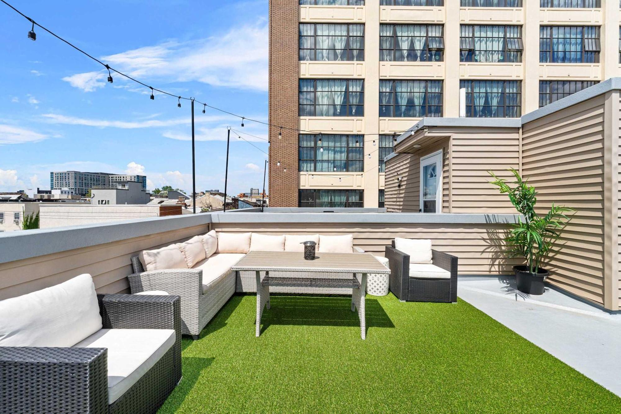 Brand New Dbl Unit Roofdeck Outdoor Patio Villa Philadelphia Eksteriør billede