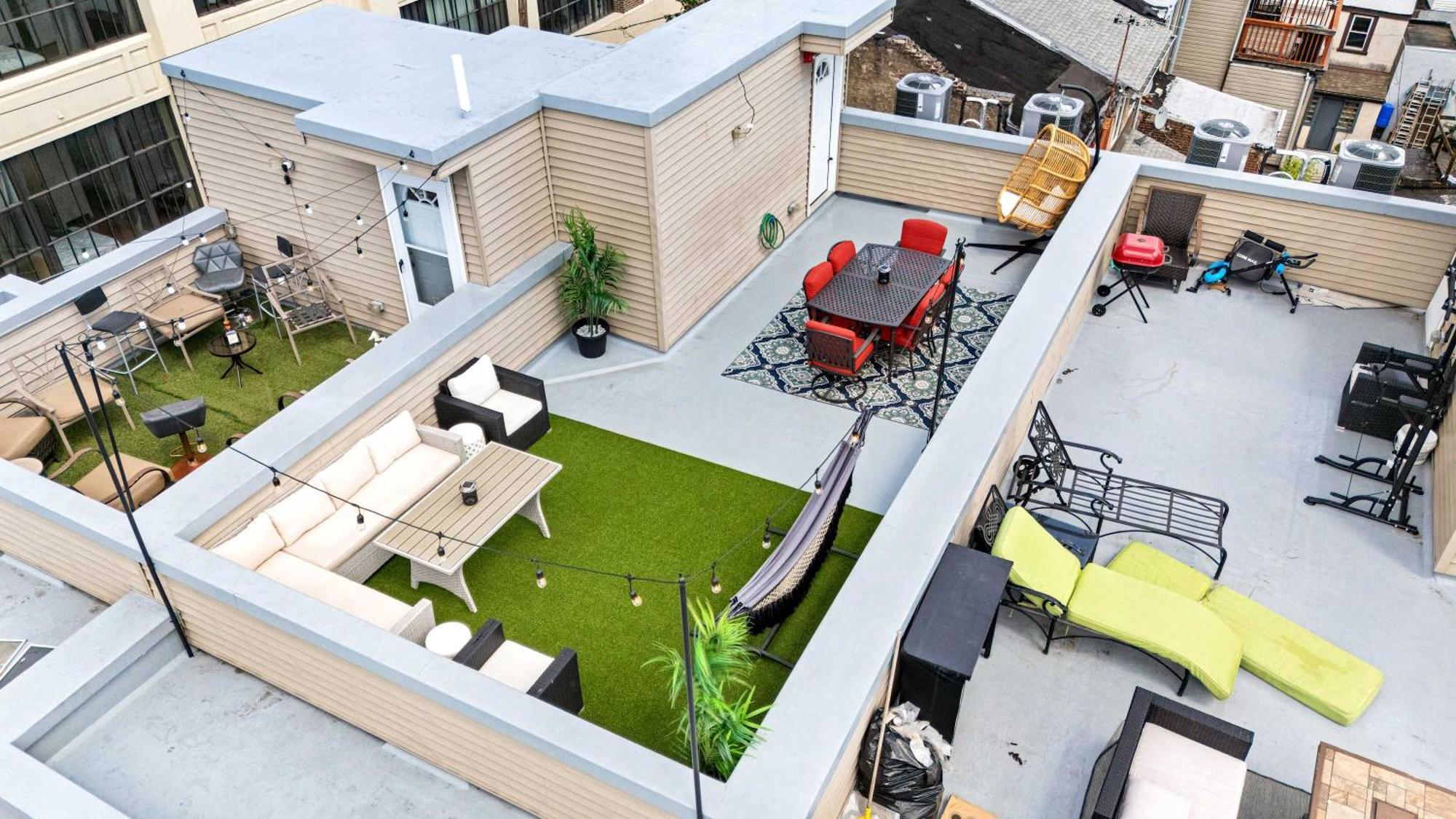 Brand New Dbl Unit Roofdeck Outdoor Patio Villa Philadelphia Eksteriør billede