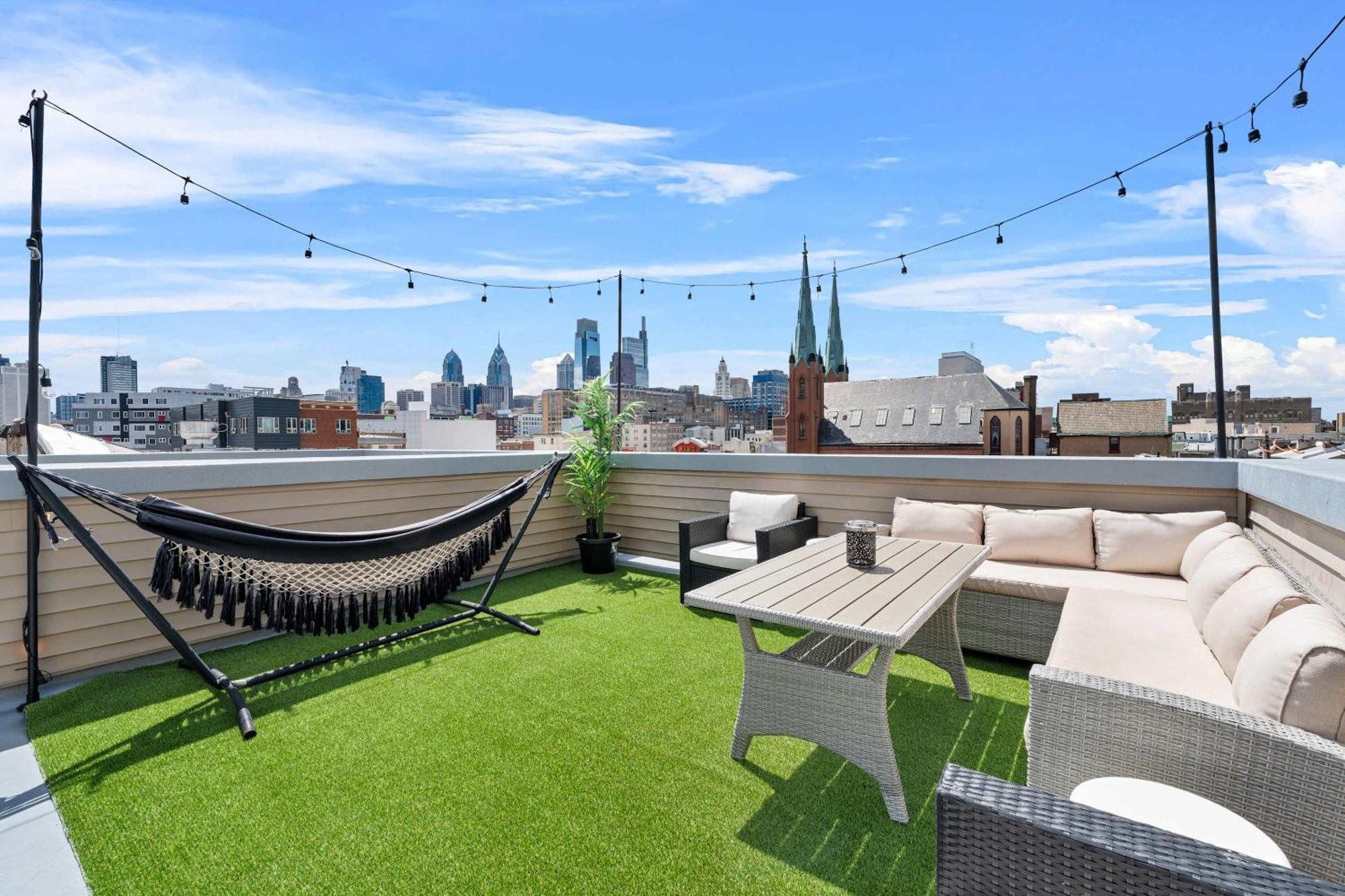 Brand New Dbl Unit Roofdeck Outdoor Patio Villa Philadelphia Eksteriør billede