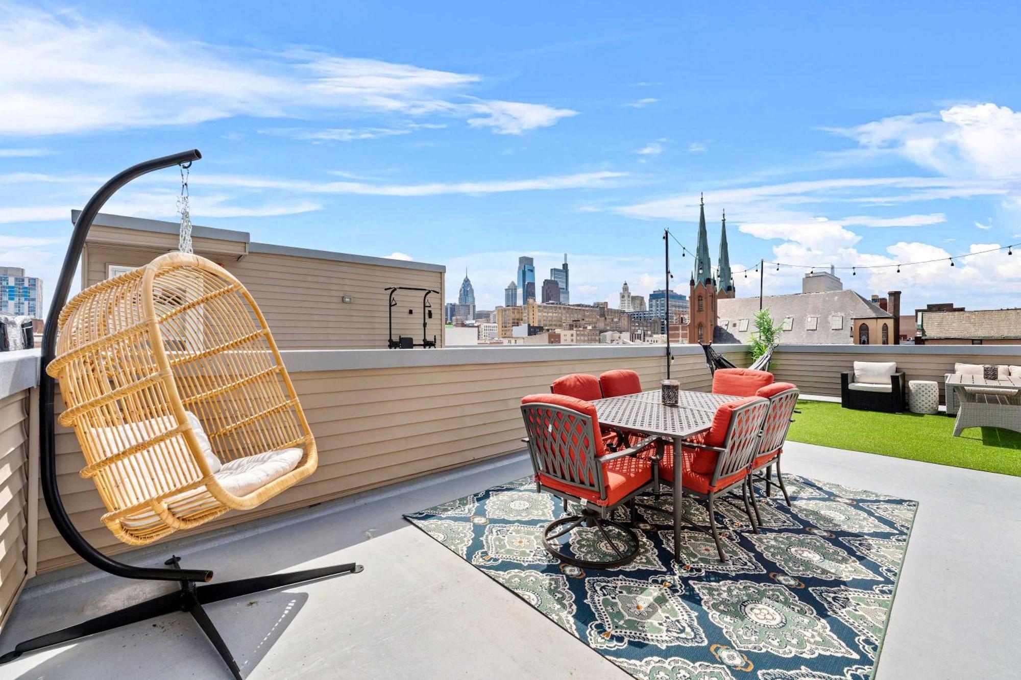 Brand New Dbl Unit Roofdeck Outdoor Patio Villa Philadelphia Eksteriør billede